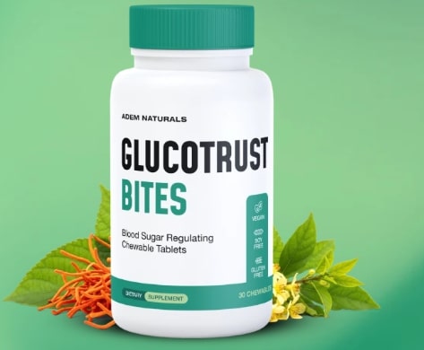 GlucoTrust Bites natural supplement for Type 2 Diabetes supporting healthy blood sugar and energy levels