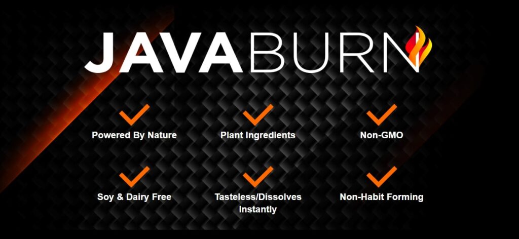 Java Burn reviews showing supplement comparison chart highlighting key benefits and features

