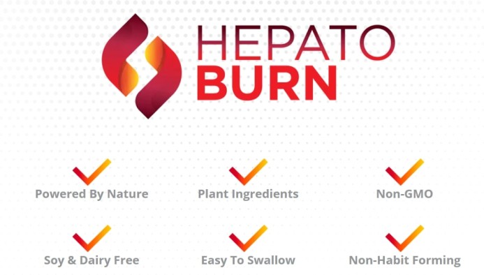 Hepatoburn natural features including non-GMO and plant based ingredients