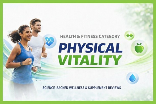 A healthy family running together in a sunlit park, representing physical vitality and evidence-based wellness insights.