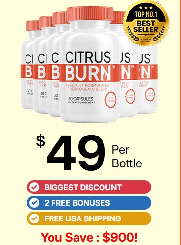 CitrusBurn supplement bottles offer at $49 per bottle with biggest discount and free USA shipping, a key part of the Java Burn vs CitrusBurn 2026 comparison for effective weight loss