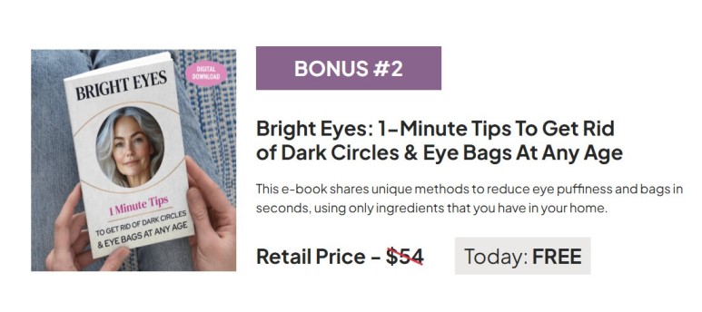 Menovelle review 2026 exclusive bonus for natural eye care and reducing dark circles during menopause