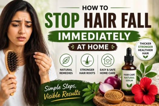 how to stop hair fall immediately at home using natural ingredients on fit2fortune.com