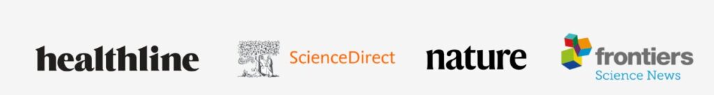 Scientific references and research journals like Nature, ScienceDirect, and Healthline used in this GutOptim Review to verify ingredient efficacy.