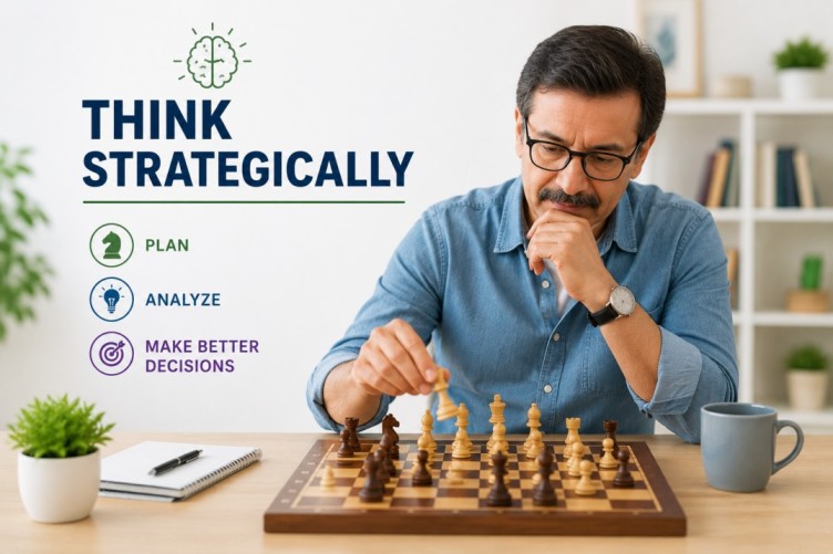 Brain Exercises for Adults through strategic thinking activities, planning skills, decision-making challenges, and problem-solving exercises that support mental sharpness