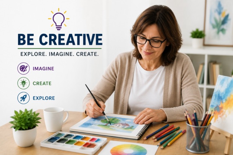 Brain Exercises for Adults through creative projects, artistic hobbies, writing activities, and new ideas that support mental sharpness and lifelong learning