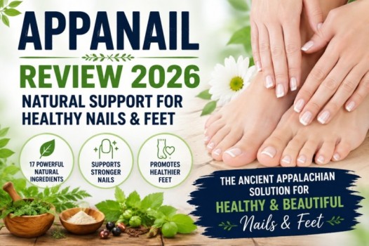 Healthy Nails and Feet support featured in this AppaNail Review 2026 with natural nail and foot wellness imagery.