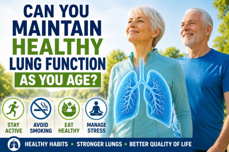 How Age Affects Lung Function and healthy lifestyle habits for maintaining respiratory health as you age