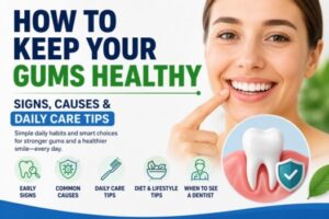 How to keep your gums healthy with daily gum care tips, healthy habits, and dental care