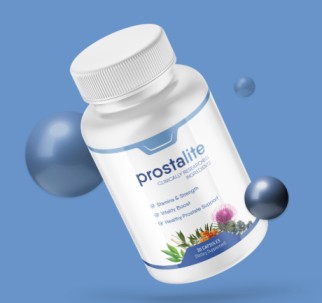 A bottle of natural prostate supplement formulated for BPH support, urinary flow, and prostate health