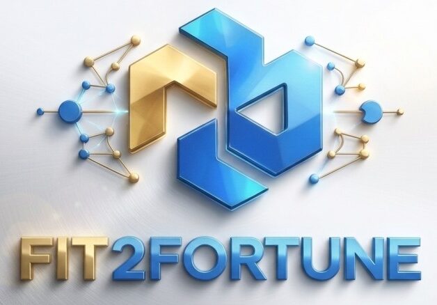 Fit2Fortune health and wellness website logo